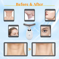 Face Lift 7 Colors Neck Beauty Neck Device Slim Massager Facial Lifting Tightening Face Wrinkle Remover Face Care Beauty Machine