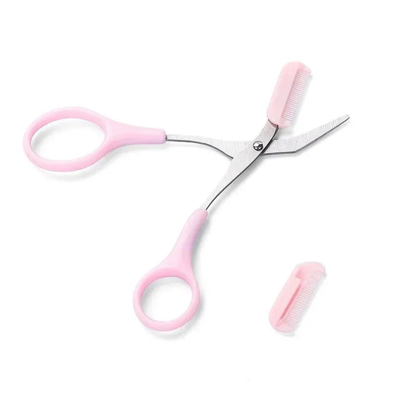 Vanont Precision stainless steel eyebrow scissors with comb